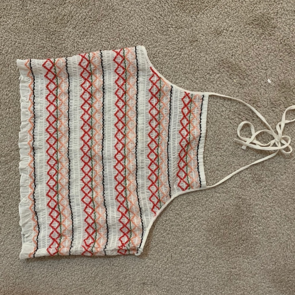 American Eagle stretchy halter top